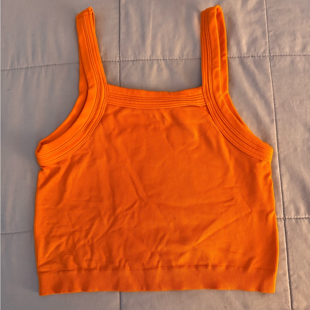 Urban Outfitters Vibrant Orange Tank Top